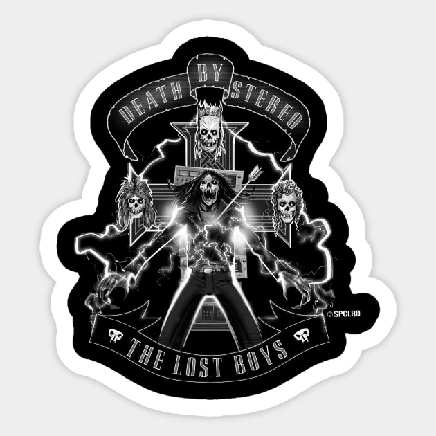 Death by Stereo/Lost Boys BW Sticker by spacelord